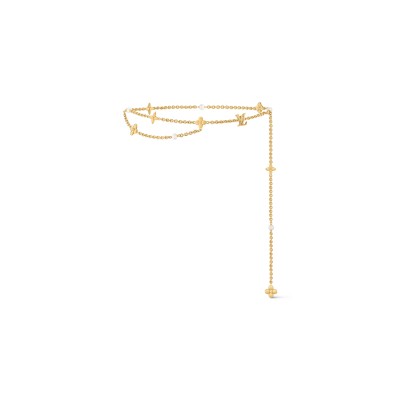 LOUIS VUITTON LV CHAIN PEARL BELT M8655Z